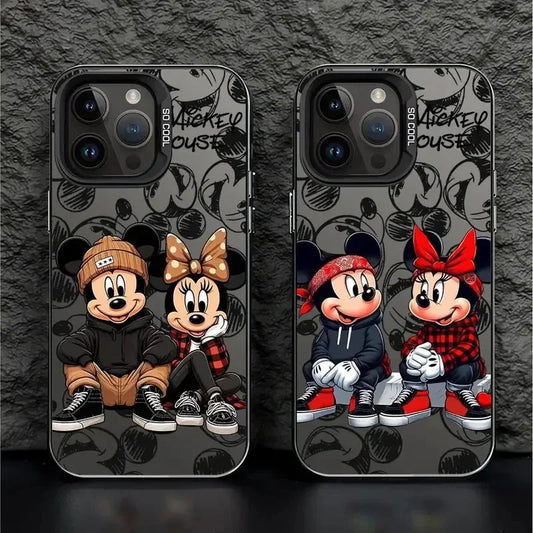 Disney Mickey & Minnie Mouse Couple Phone Case for iPhone – Cute Design Royal Luxe Market