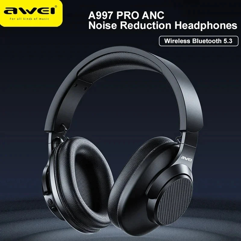 Awei A997BL PRO Wireless Headphones Bluetooth Earphones Foldable Gaming Headset Sport Headphone with Mic Music Earbuds 300mAh Royal Luxe Market