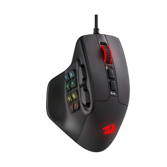 Redragon M811 Aatrox MMO Gaming Mouse, 15 Programmable Buttons Wired RGB Gamer Mouse w/ Ergonomic Natural Grip Build Royal Luxe Market
