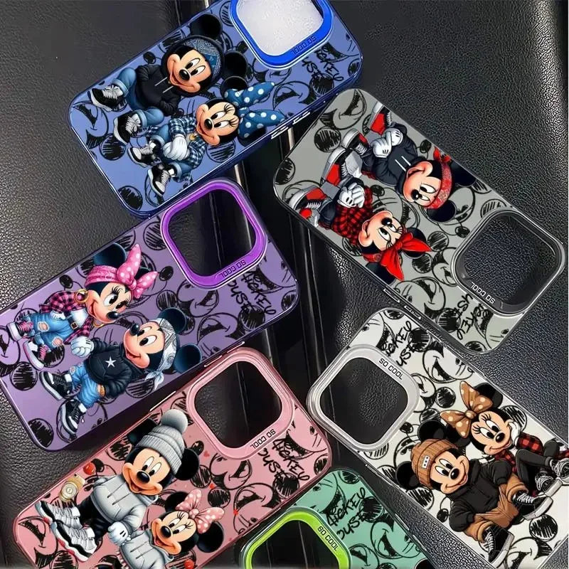 Disney Mickey & Minnie Mouse Couple Phone Case for iPhone – Cute Design Royal Luxe Market