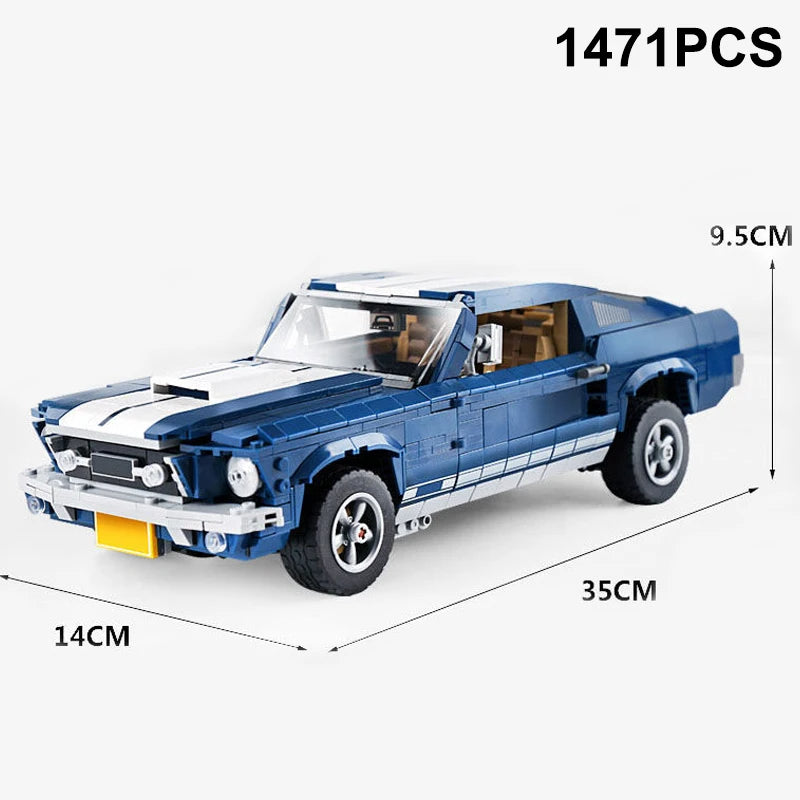 HOT TOY New 21047 Ford Mustangs Sports Racing Car Model Compatible With 10265 Building Blocks Bricks DIY Toys For Boys Gifts - Royal Luxe Market