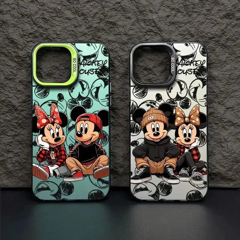 Disney Mickey & Minnie Mouse Couple Phone Case for iPhone – Cute Design Royal Luxe Market