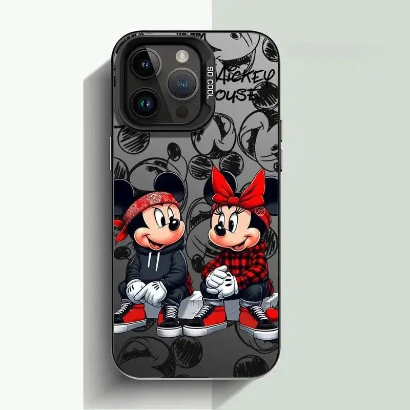Disney Mickey & Minnie Mouse Couple Phone Case for iPhone – Cute Design Royal Luxe Market