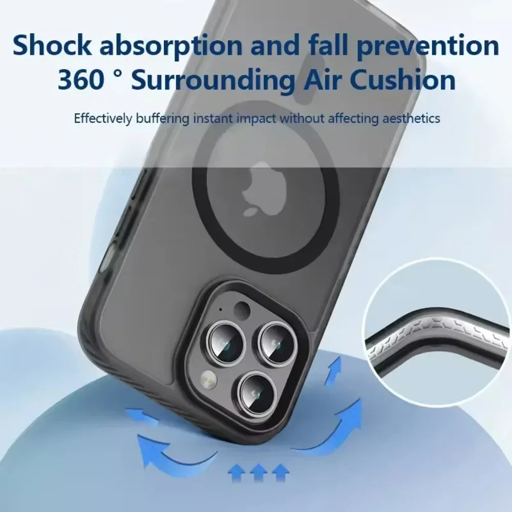 UNBREAKCABEL Magnetic Case For iPhone 15 13 12 11 14 Pro Max Plus Magnetic Wireless Charging cover Royal Luxe Market