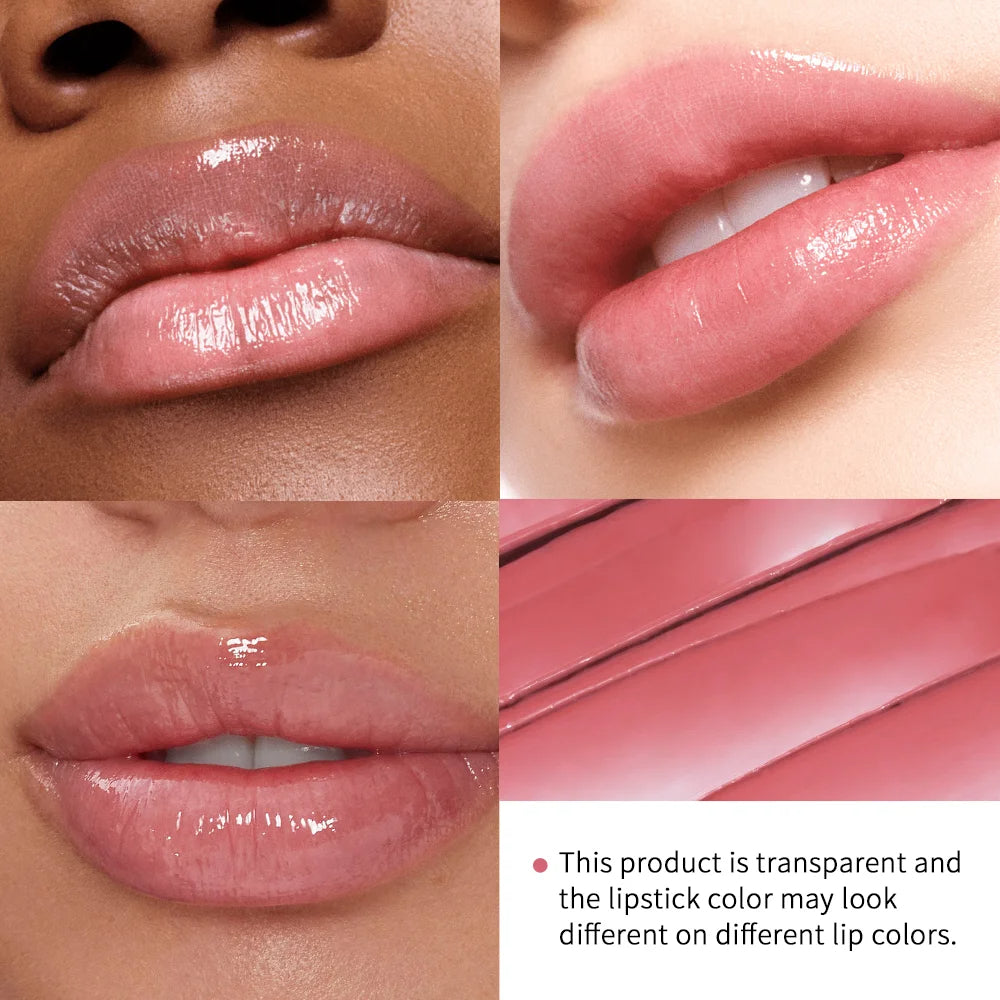 Lipstick Pink Honey Tinted Lip Balm in Black Honey Powerful Lip Repulper Lip Brightening for Dark Lips Exfoliating Care Royal Luxe Market