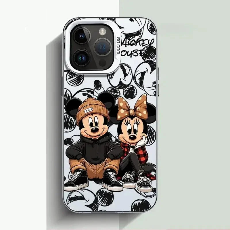 Disney Mickey & Minnie Mouse Couple Phone Case for iPhone – Cute Design Royal Luxe Market