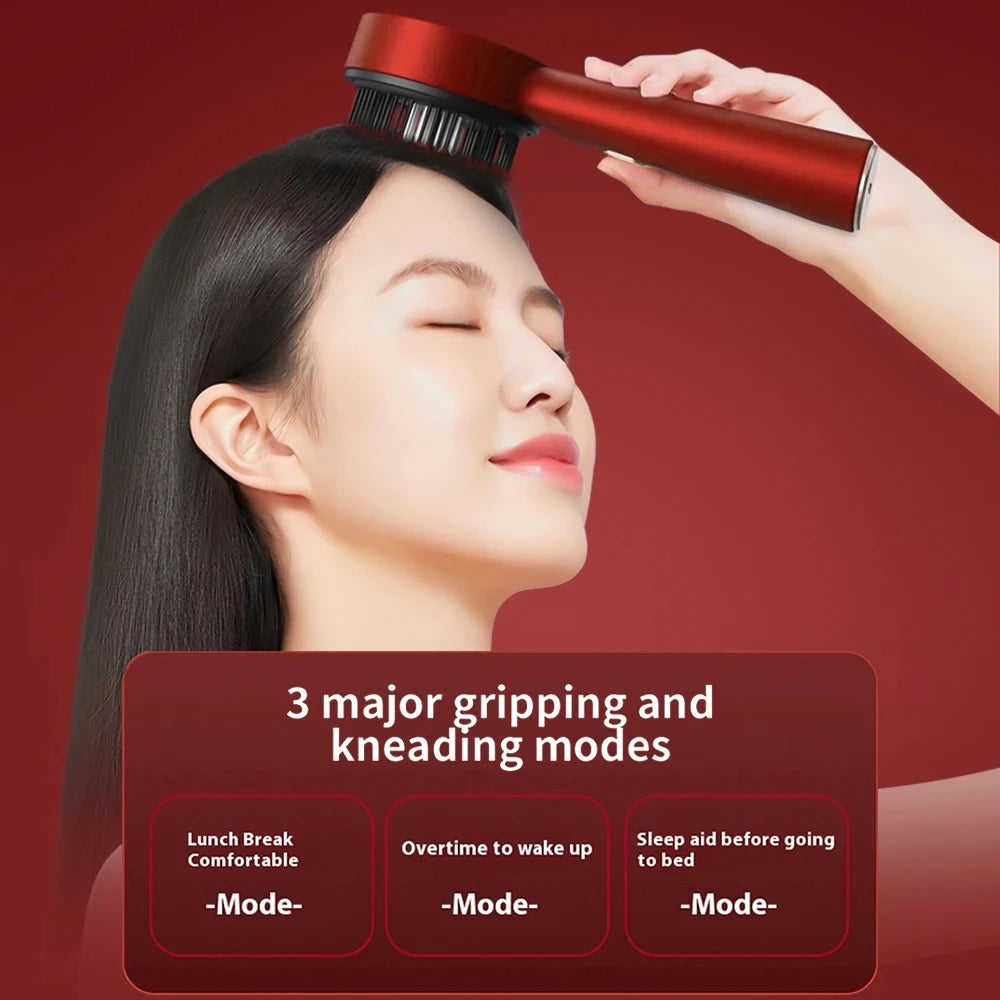 Electric Microcurrent Massage Comb Portable Hair Follicles Comb Scalp Oil Applicator Head Massager Hair Growth Anti Loss Care Royal Luxe Market