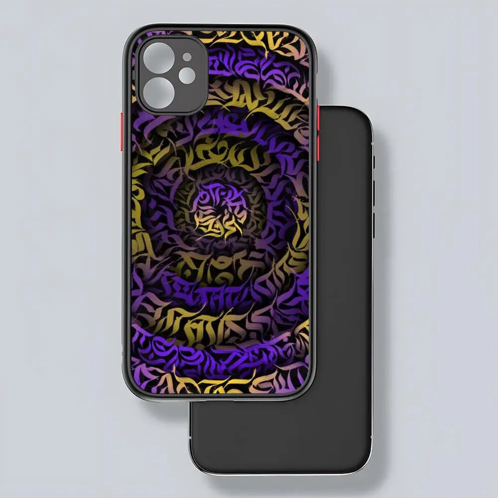 Pokras Lampas Graffiti Art Phone Case – Matte Transparent Back for iPhone 11-15 Pro Max Royal Luxe Market