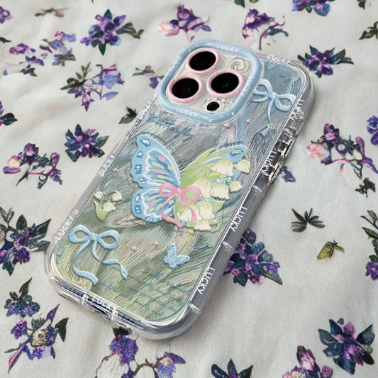 Butterfly Phone Case For iPhone 15 Funda iPhone 11 13 14 12 16 Pro Max XR X Xs 7 8 Plus 6 SE 15pro 13pro Silicone Soft TPU Cover Royal Luxe Market