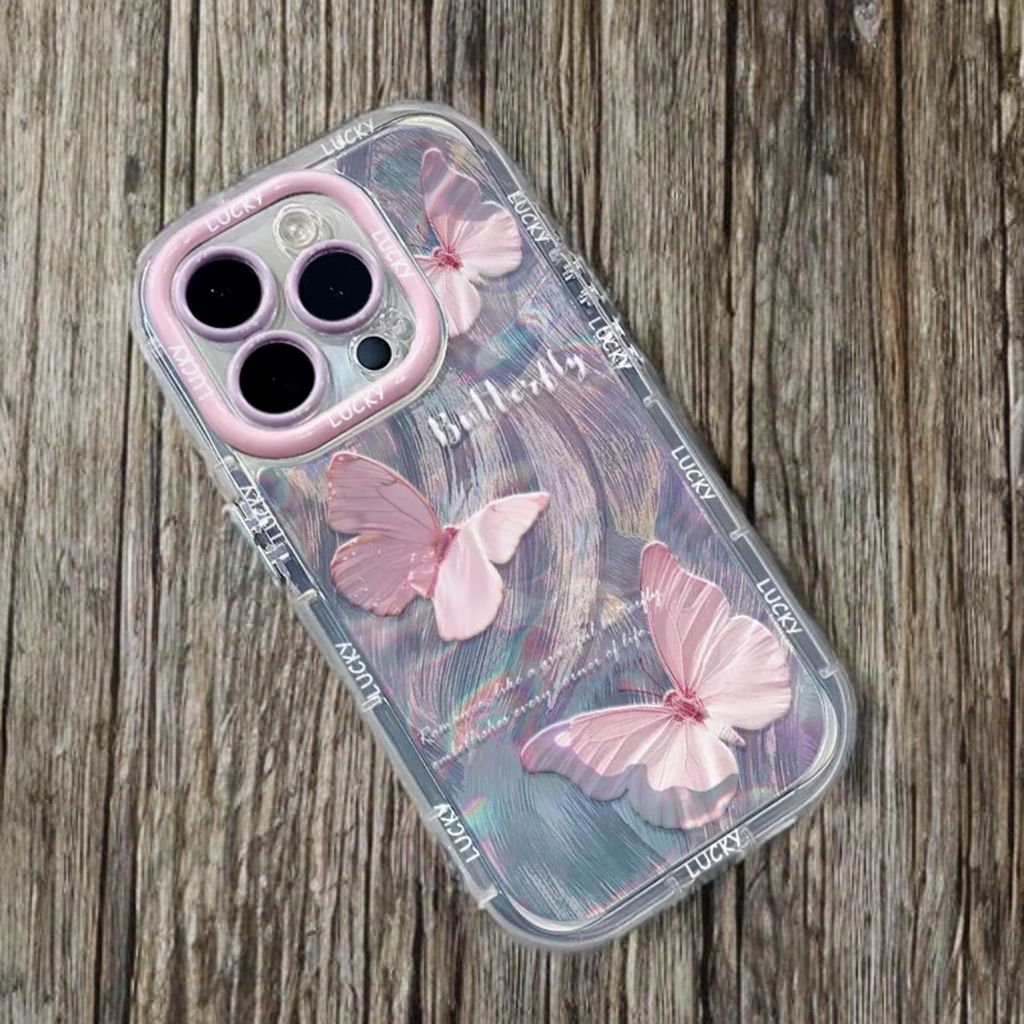 Butterfly Phone Case For iPhone 15 Funda iPhone 11 13 14 12 16 Pro Max XR X Xs 7 8 Plus 6 SE 15pro 13pro Silicone Soft TPU Cover Royal Luxe Market