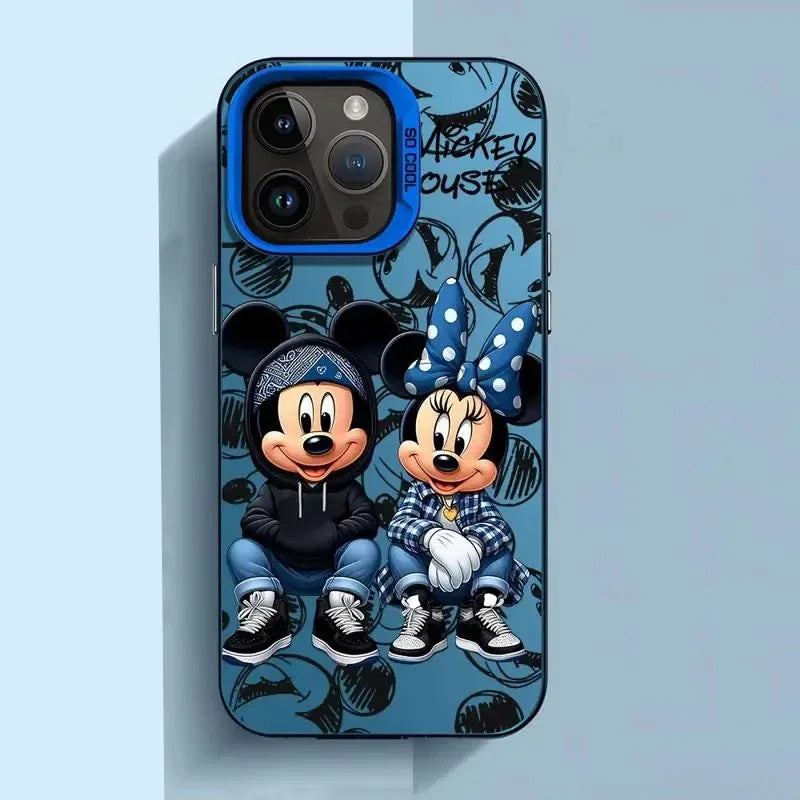 Disney Mickey & Minnie Mouse Couple Phone Case for iPhone – Cute Design Royal Luxe Market