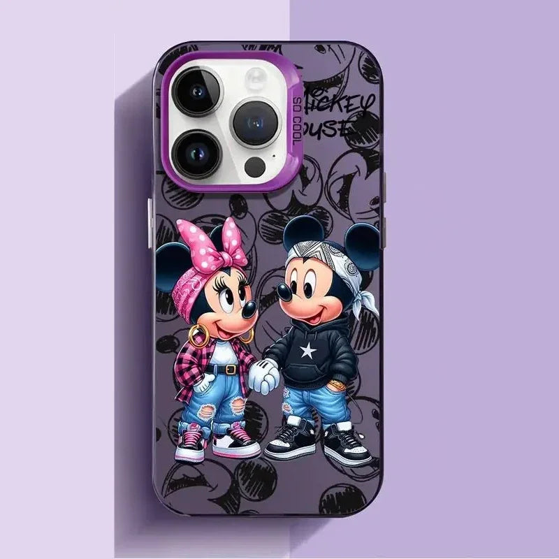 Disney Mickey & Minnie Mouse Couple Phone Case for iPhone – Cute Design Royal Luxe Market