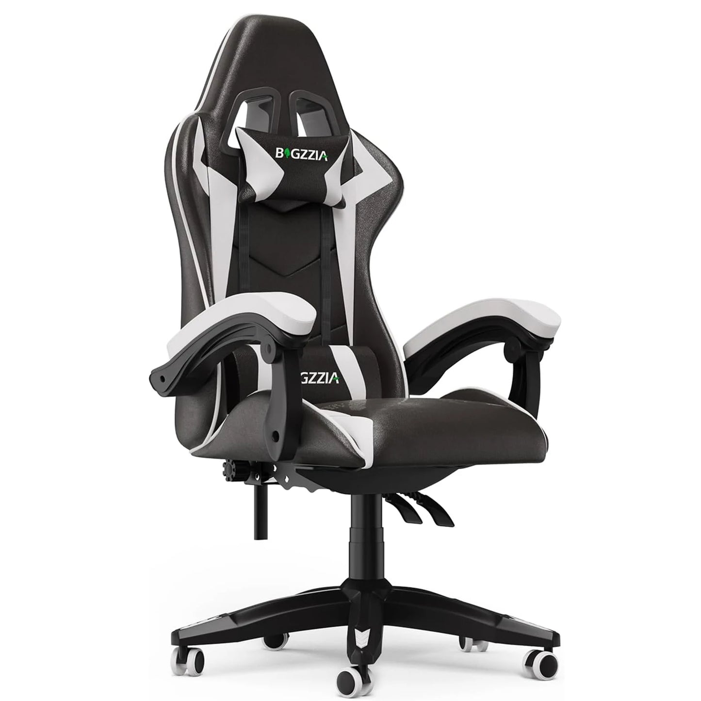 Ergonomic Gaming Chair Gamer Chairs with Lumbar Cushion + Headrest, Height-Adjustable Computer Office Chair for Girls, Boys Royal Luxe Market