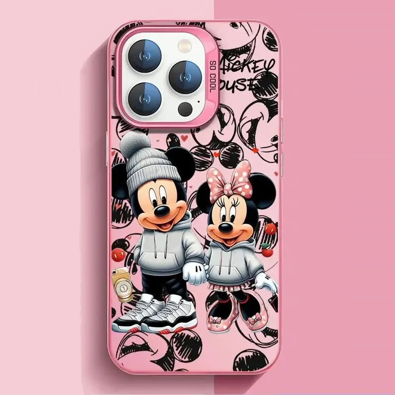 Disney Mickey & Minnie Mouse Couple Phone Case for iPhone – Cute Design Royal Luxe Market