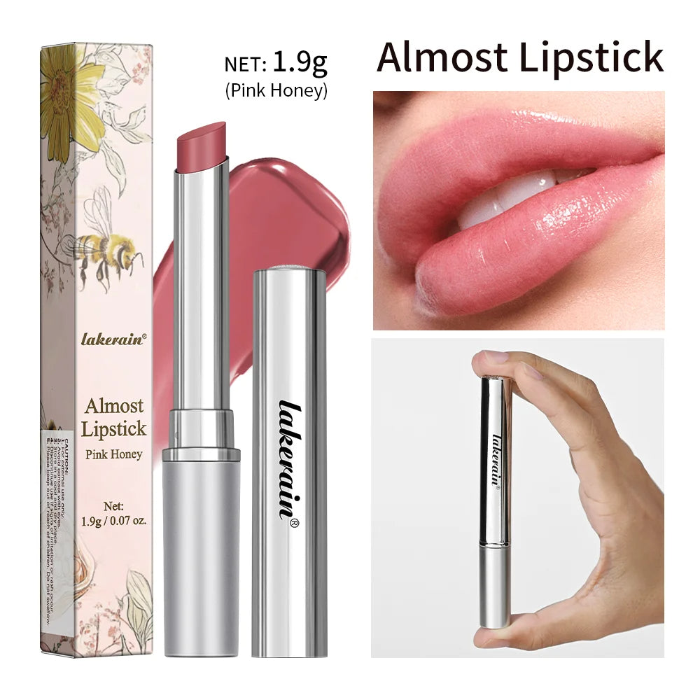 Lipstick Pink Honey Tinted Lip Balm in Black Honey Powerful Lip Repulper Lip Brightening for Dark Lips Exfoliating Care Royal Luxe Market