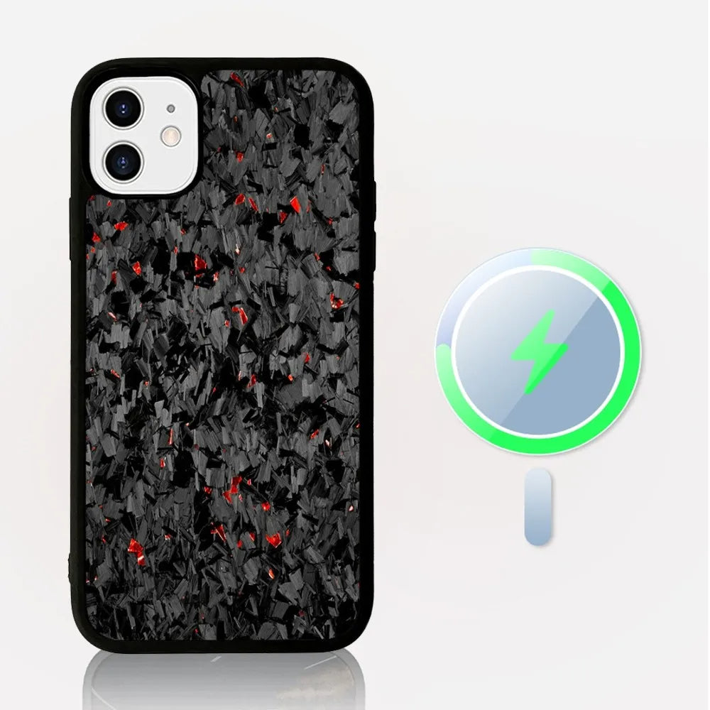 Premium Forged Carbon MagSafe Phone Case – Magnetic Wireless Charging for iPhone 11-16 Pro Max/Plus/Mini" Royal Luxe Market