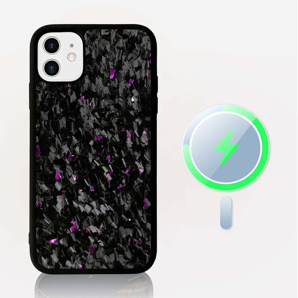 Premium Forged Carbon MagSafe Phone Case – Magnetic Wireless Charging for iPhone 11-16 Pro Max/Plus/Mini" Royal Luxe Market