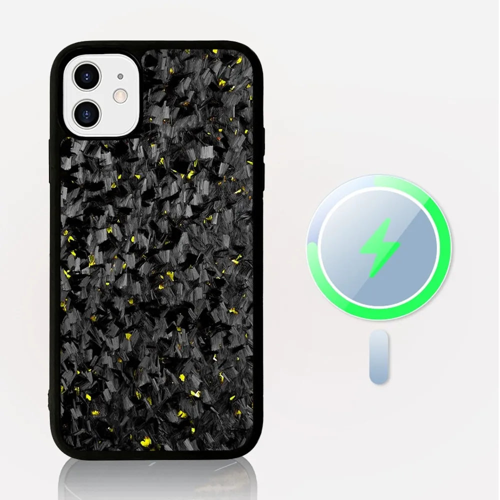 Premium Forged Carbon MagSafe Phone Case – Magnetic Wireless Charging for iPhone 11-16 Pro Max/Plus/Mini" Royal Luxe Market