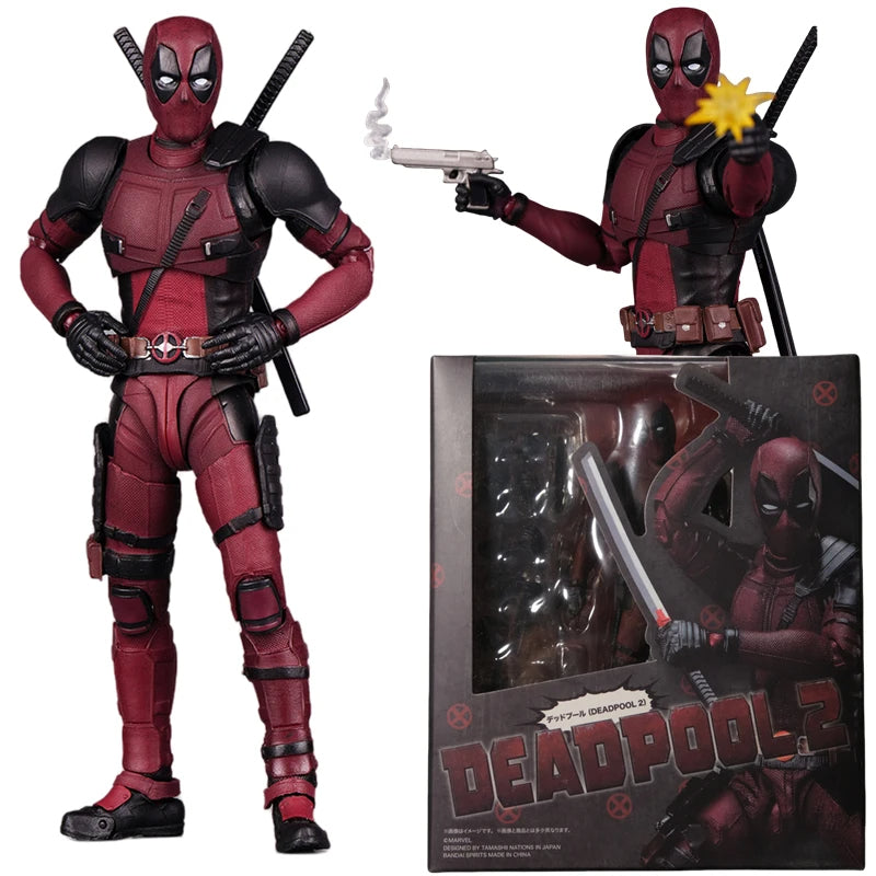 Deadpool & Wolverine Action Figure SHFiguarts Joint Movable New Mutants Wilson Comics Wade SHF Model Movie Toys for Kids Gift - Royal Luxe Market