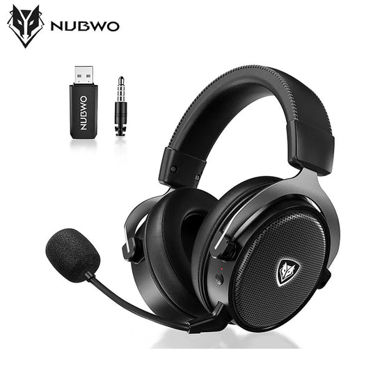 NUBWO G07 Wireless Gaming Headset,2.4GHz & Bluetooth 5.3 Technology with Noise-Canceling Microphone Stereo Sound Compatible Royal Luxe Market