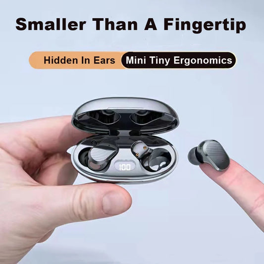 Wireless Bluetooth Earbuds Invisible Headphones for Xiaomi iPhone Samsung Sony Android Phones Hands Free MIC Mini Earphones Royal Luxe Market