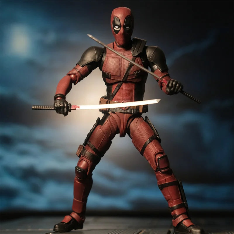 Deadpool & Wolverine Action Figure SHFiguarts Joint Movable New Mutants Wilson Comics Wade SHF Model Movie Toys for Kids Gift - Royal Luxe Market