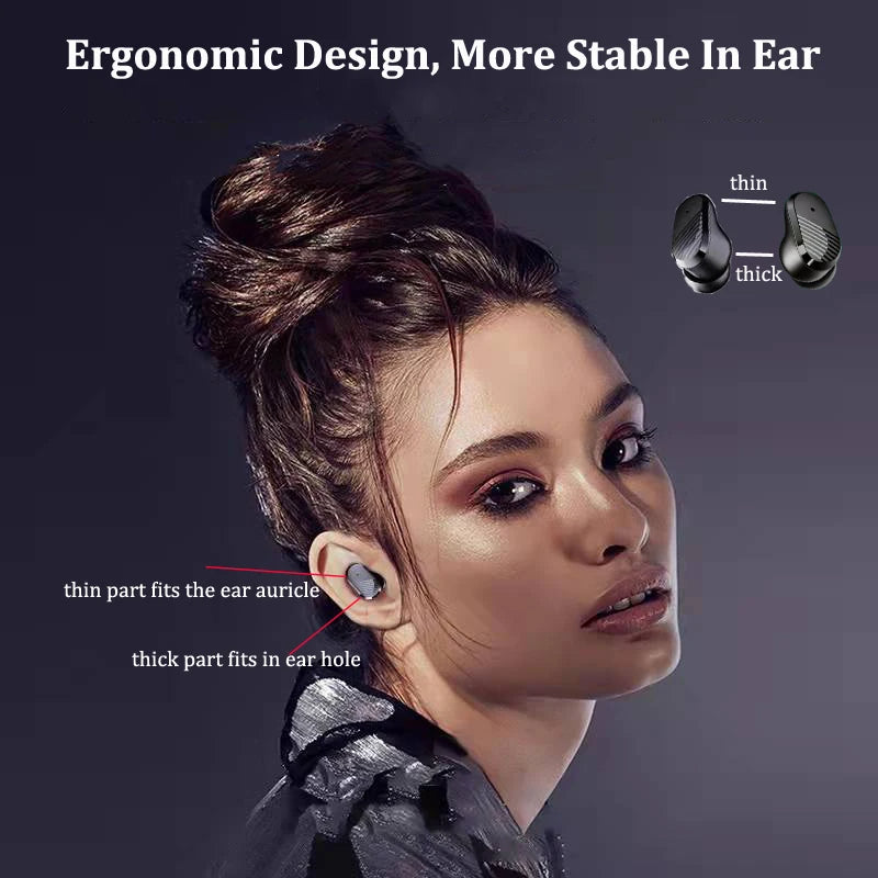 Wireless Bluetooth Earbuds Invisible Headphones for Xiaomi iPhone Samsung Sony Android Phones Hands Free MIC Mini Earphones Royal Luxe Market