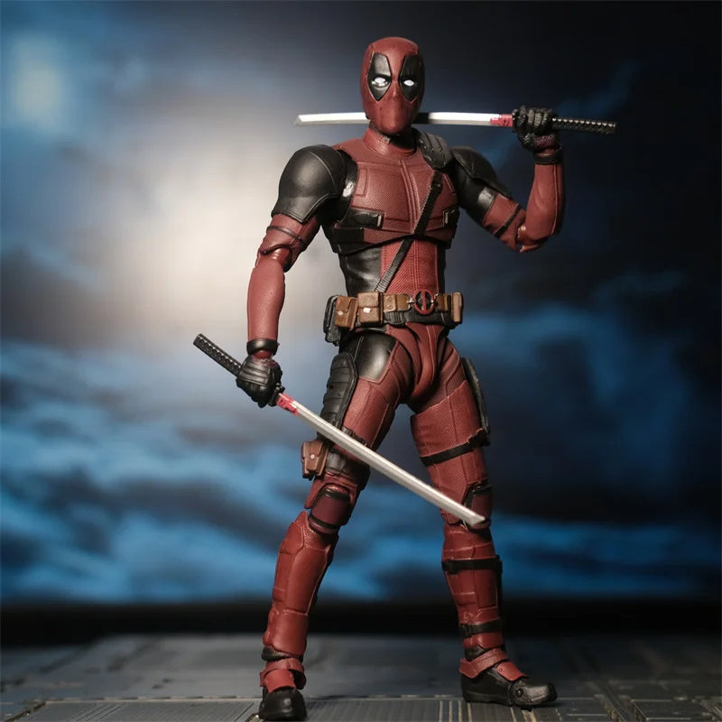 Deadpool & Wolverine Action Figure SHFiguarts Joint Movable New Mutants Wilson Comics Wade SHF Model Movie Toys for Kids Gift - Royal Luxe Market