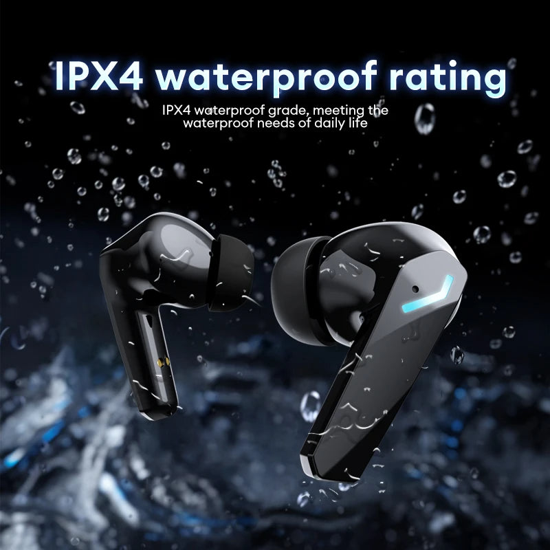 New Lenovo GM2 PRO MAX Wireless Bluetooth 5.4 Earphones LED Digital Display Waterproof Earbuds Noise Cancelling Gaming Headset Royal Luxe Market