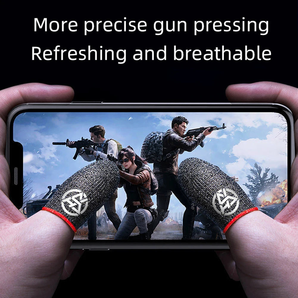 20 Pcs Gaming Finger Cover Sweatproof for PUBG Gamer Mobile Finger Glove Breathable Gaming Finger Sleeve Gamer Thumb Protector Royal Luxe Market