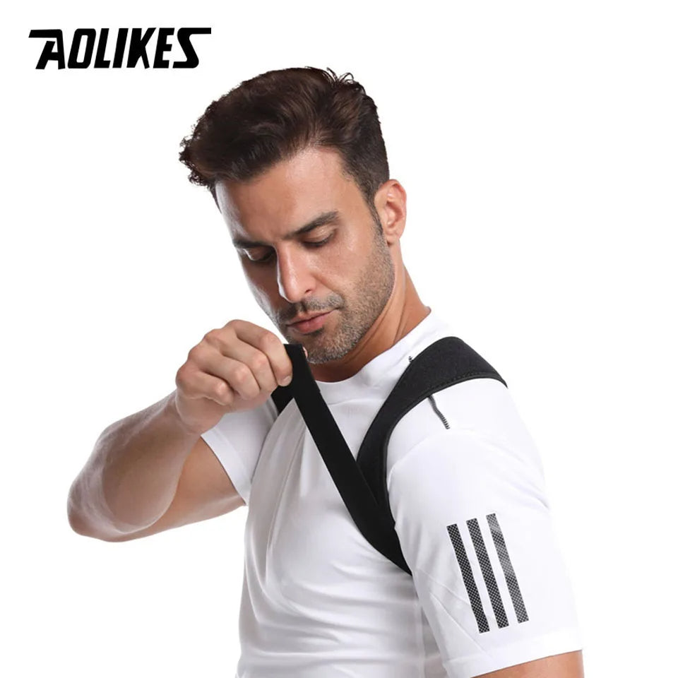 Back Posture Corrector Corset Clavicle Spine Posture Correction Adjustable Support Belt Pain Relief Traine Spine Posture - Royal Luxe Market