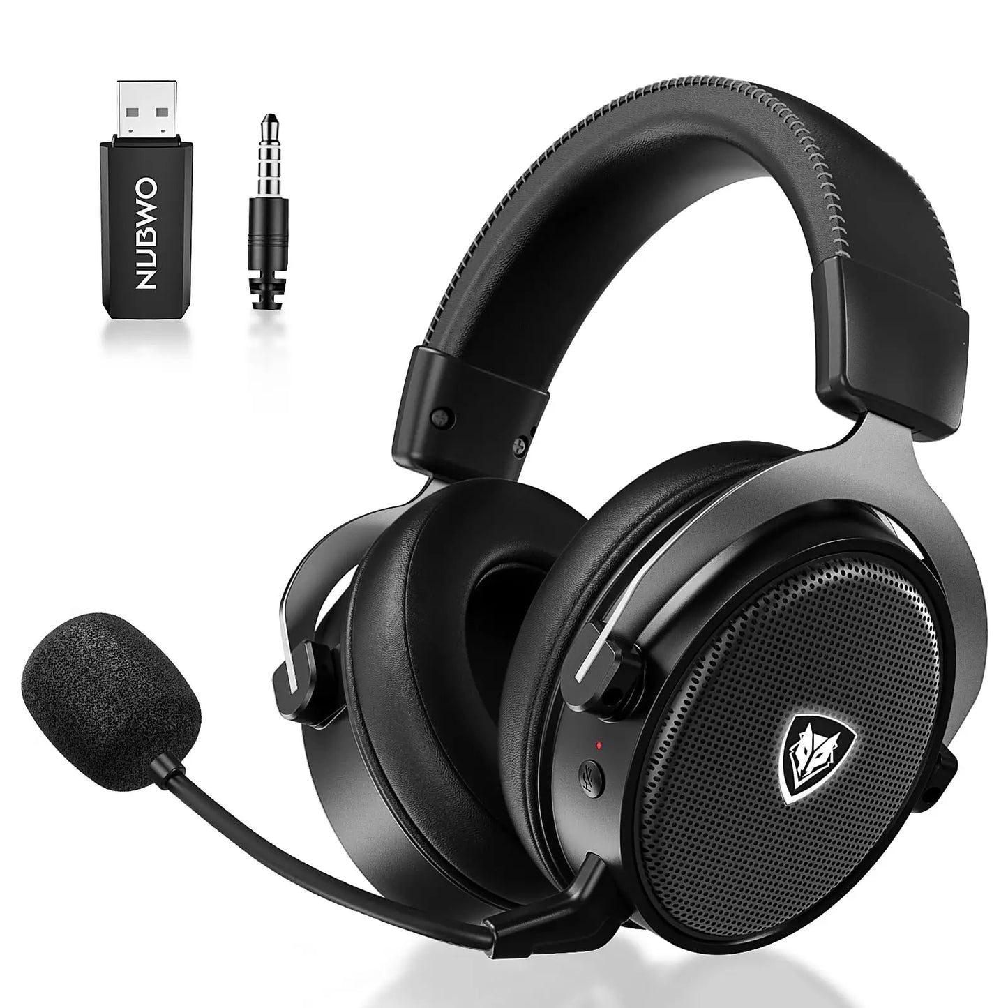 NUBWO G07 Wireless Gaming Headset,2.4GHz & Bluetooth 5.3 Technology with Noise-Canceling Microphone Stereo Sound Compatible Royal Luxe Market