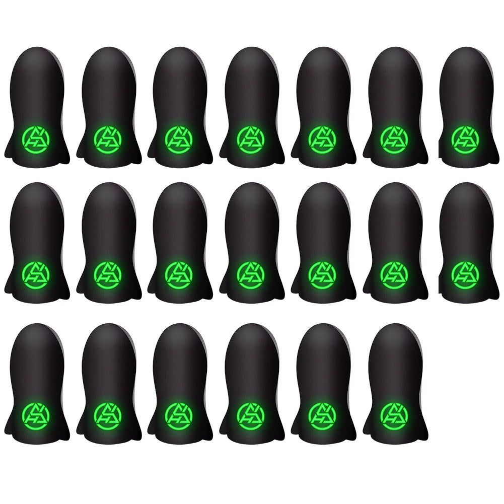 20 Pcs Gaming Finger Cover Sweatproof for PUBG Gamer Mobile Finger Glove Breathable Gaming Finger Sleeve Gamer Thumb Protector Royal Luxe Market