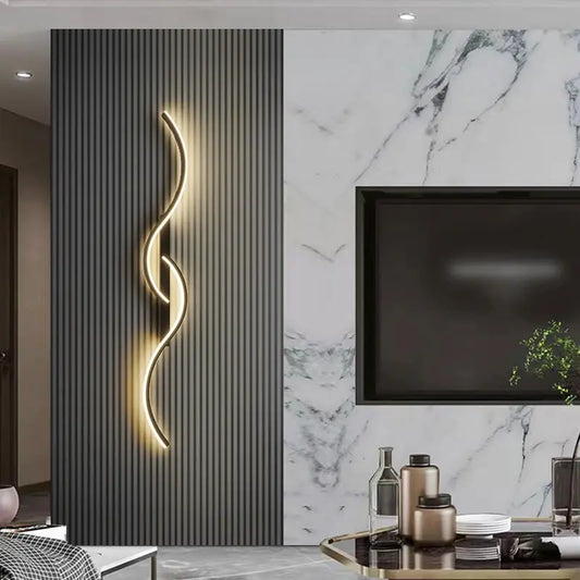 Modern LED Wall Lamp Minimalist Led Light Bedroom Bedside Long Strip Wall Sconces Living Room Home Indoor Lighting Fixture Royal Luxe Market